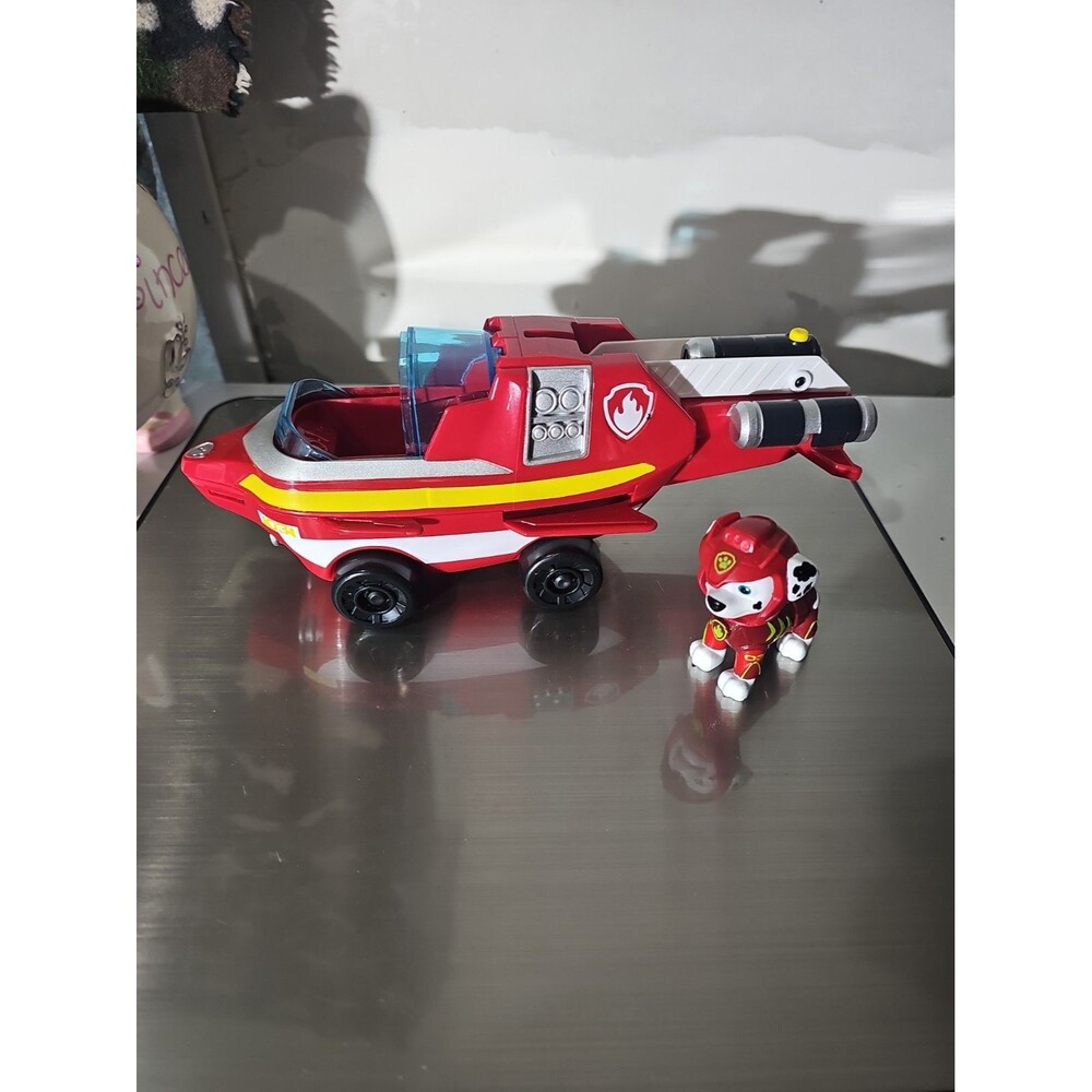 Paw Patrol Aqua Pups Marshall Transforming Dolphin Vehicle and Figure